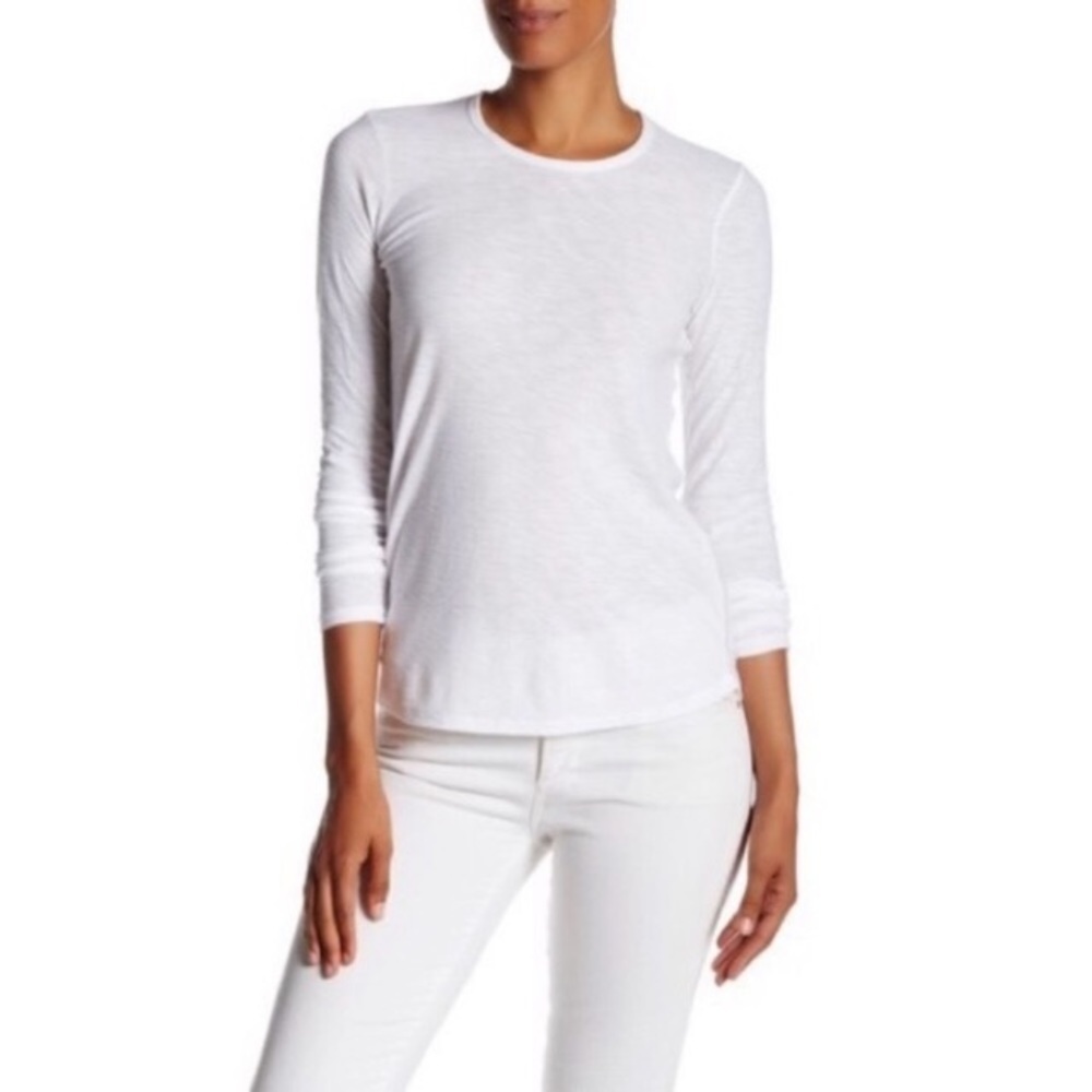 Standard James Perse Long Sleeves Cotton Top